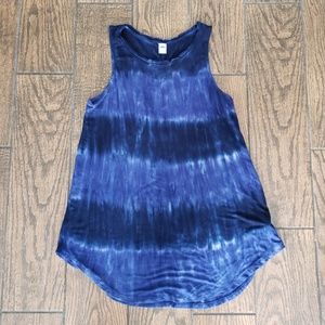 Tank top tunic tie dye